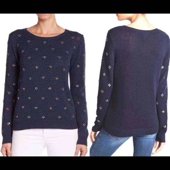 Joie Myron Embellished Wool & Cashmere Sweater - Picture 6 of 6